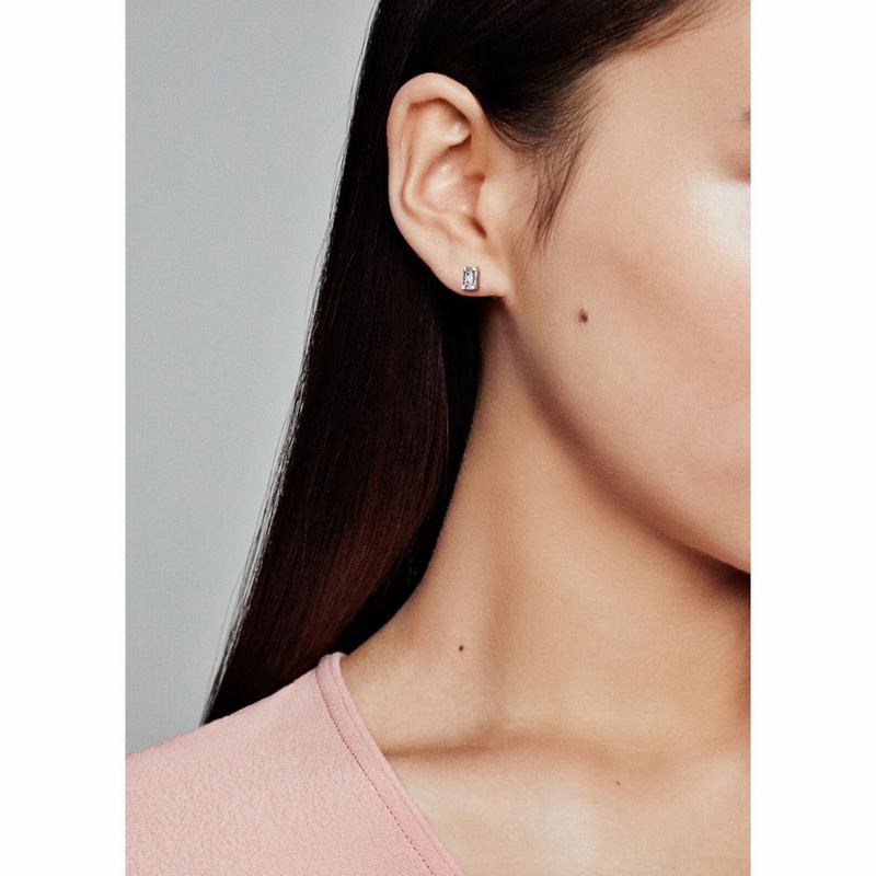 Pandora Luminous Ice Stud Earrings Silver Egypt YO9820647
